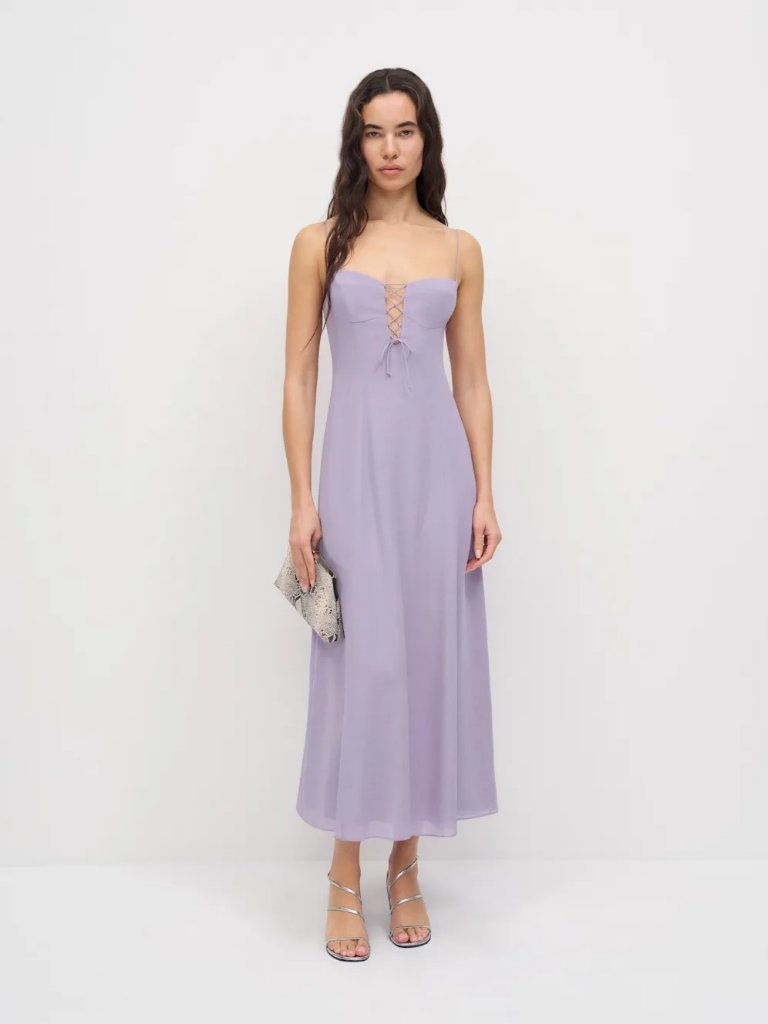 Nwt Reformation Emely Dress In Aura